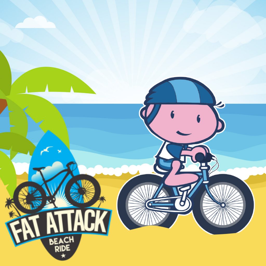 Fat Attack fund raiser bike ride for The Players Fund charity.